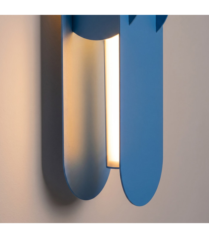 Chain Integrated LED Wall Lamp Blue 3000K-4
