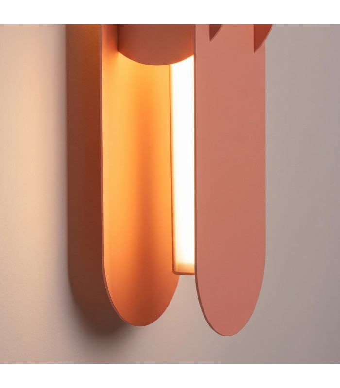 Chain Integrated LED Wall Lamp Peach 3000K-4