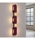Chain Integrated LED Wall Lamp Burgundy 3000K-3