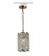 Crystal Cylinder SHADE ONLY Antique Brass, Crystal - 4