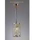 Crystal Cylinder SHADE ONLY Antique Brass, Crystal - 5