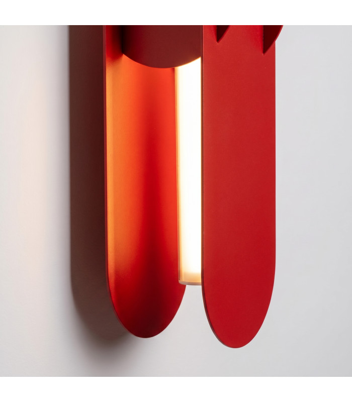 Chain Integrated LED Wall Lamp Red 3000K-4