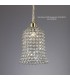 Crystal Bell SHADE ONLY Antique Brass, Crystal - 2