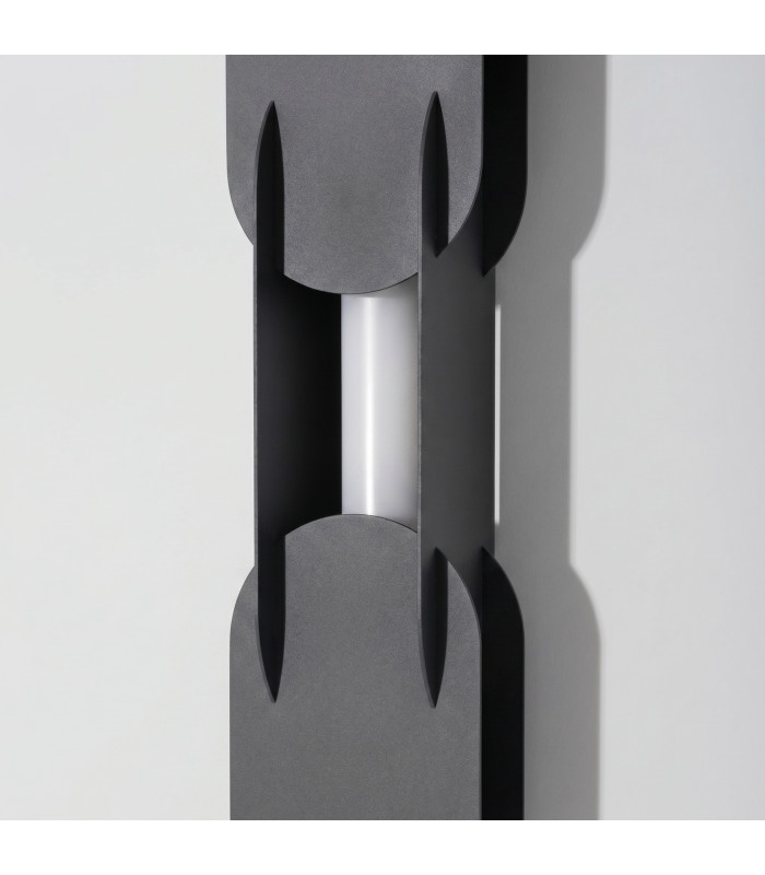 Chain Integrated LED Wall Lamp Black 3000K-5