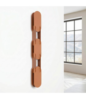 Chain Integrated LED Wall Lamp Red Ochre 3000K-2