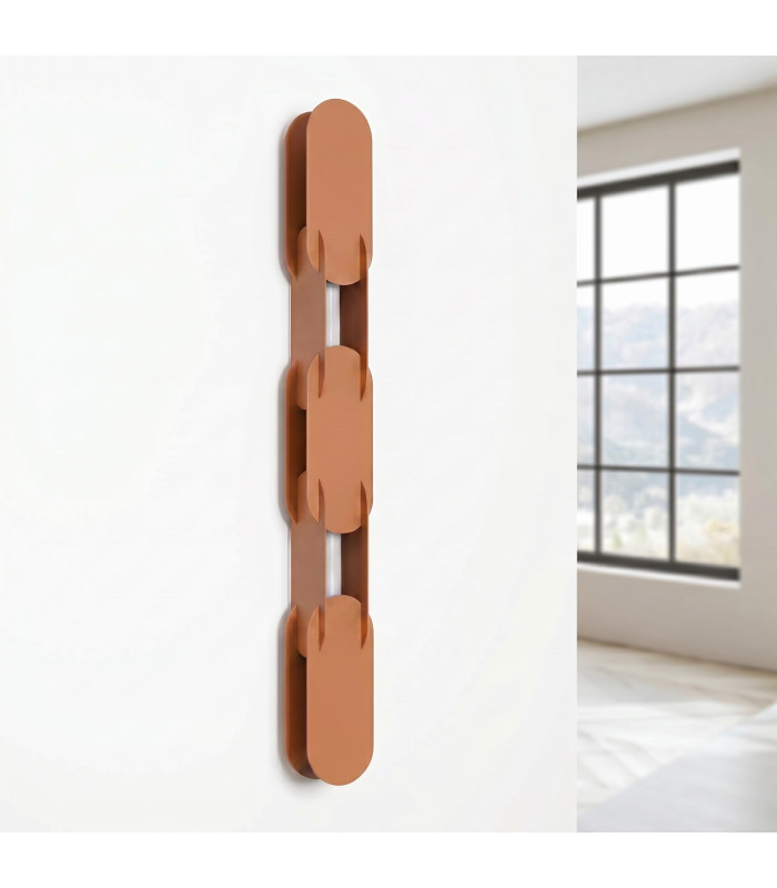 Chain Integrated LED Wall Lamp Red Ochre 3000K-2