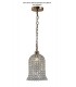 Crystal Bell SHADE ONLY Antique Brass, Crystal - 4