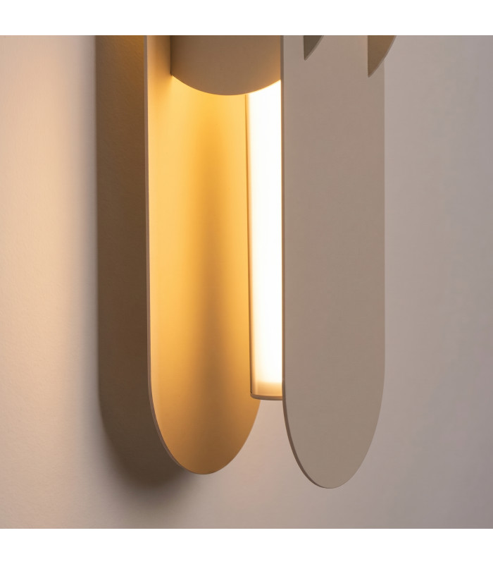 Chain Integrated LED Wall Lamp Taupe 3000K-4