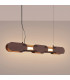 Chain 91cm LED Bar Pendant Ceiling Light Brown 3000K-3
