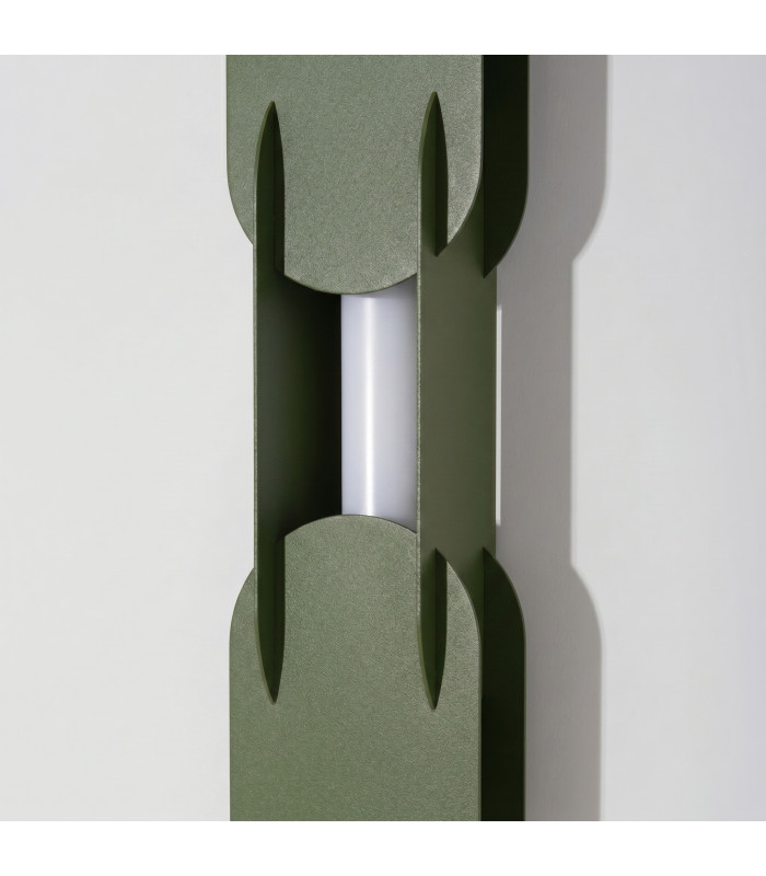 Chain Integrated LED Wall Lamp Olive Green 3000K-5