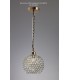 Crystal Globe SHADE ONLY Antique Brass, Crystal - 5