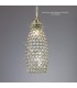 Crystal Drum SHADE ONLY Antique Brass, Crystal - 2