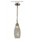 Crystal Drum SHADE ONLY Antique Brass, Crystal - 4
