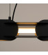 Chain 91cm LED Bar Pendant Ceiling Light Black 3000K-4