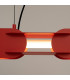 Chain 91cm LED Bar Pendant Ceiling Light Red 3000K-4