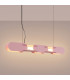 Chain 91cm LED Bar Pendant Ceiling Light Pink 3000K-3