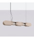 Chain 91cm LED Bar Pendant Ceiling Light Taupe 3000K-2