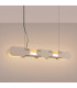 Chain 91cm LED Bar Pendant Ceiling Light Taupe 3000K-3