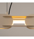 Chain 91cm LED Bar Pendant Ceiling Light Taupe 3000K-4