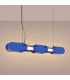 Chain 91cm LED Bar Pendant Ceiling Light Ultramarine 3000K-3