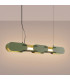 Chain 91cm LED Bar Pendant Ceiling Light Olive Green 3000K-3