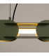 Chain 91cm LED Bar Pendant Ceiling Light Olive Green 3000K-4