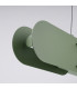 Chain 91cm LED Bar Pendant Ceiling Light Olive Green 3000K-5