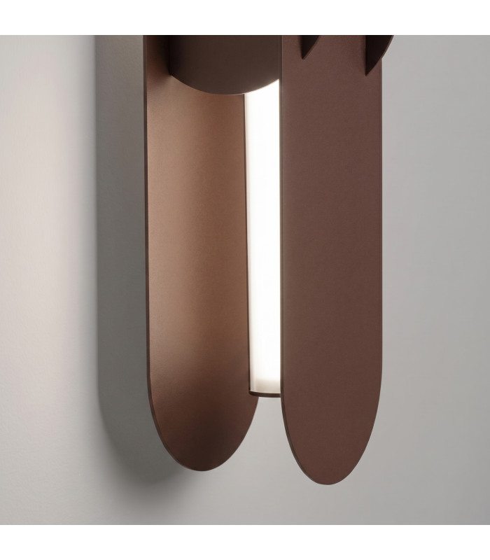 Chain Integrated LED Wall Lamp Brown 4000K-4