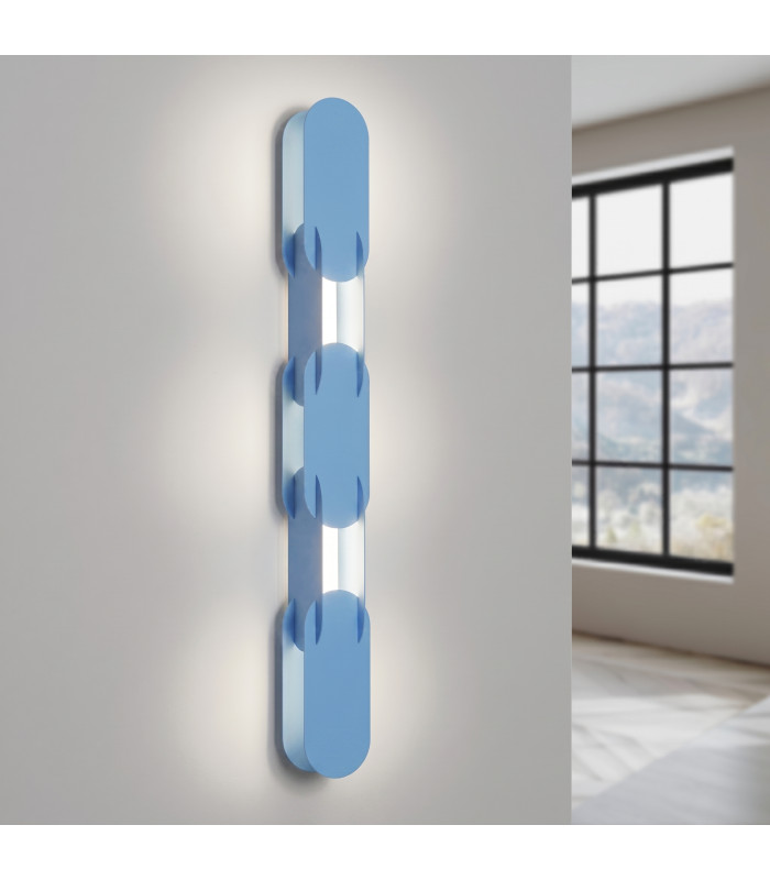 Chain Integrated LED Wall Lamp Blue 4000K-3