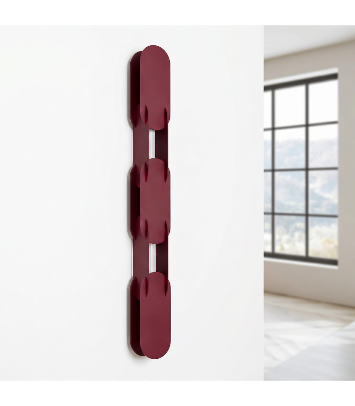 Chain Integrated LED Wall Lamp Burgundy 4000K-2