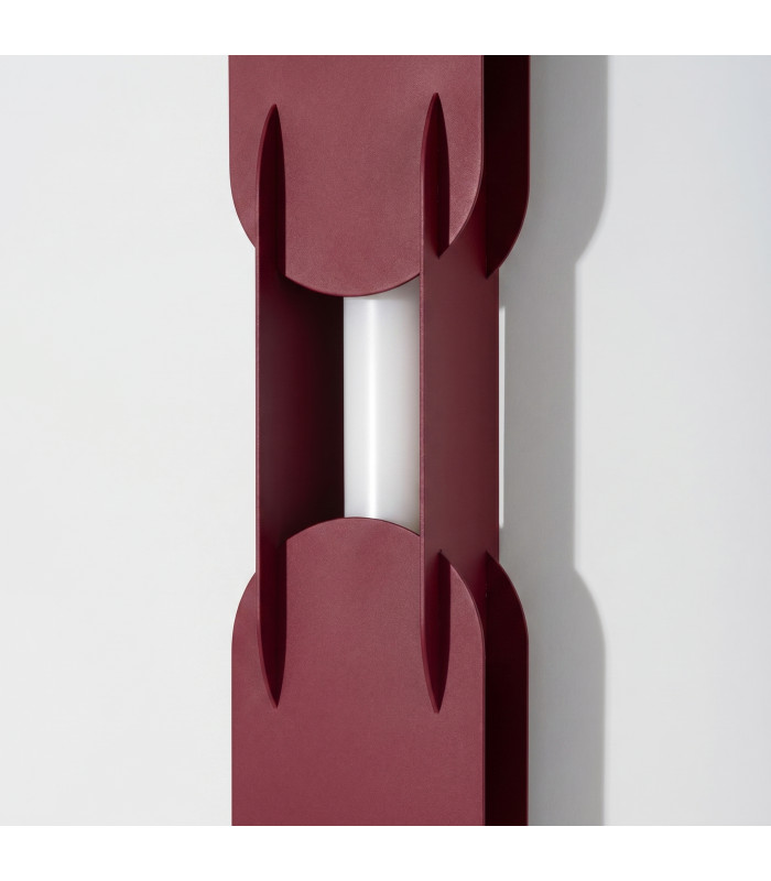 Chain Integrated LED Wall Lamp Burgundy 4000K-5