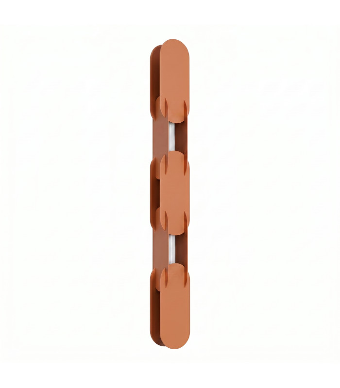 Chain Integrated LED Wall Lamp Red Ochre 4000K-1