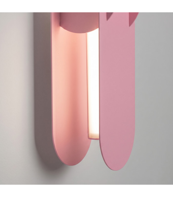 Chain Integrated LED Wall Lamp Pink 4000K-4