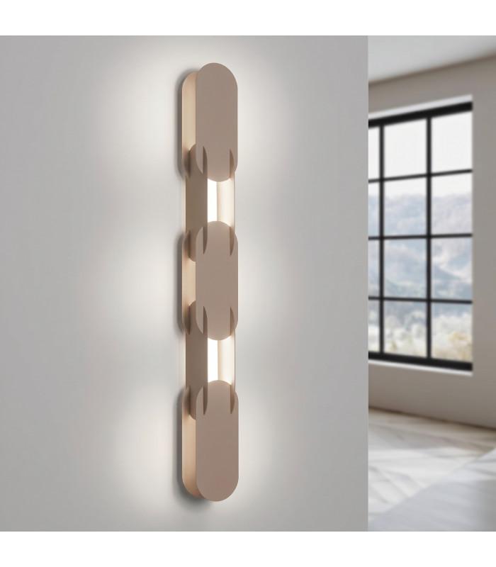 Chain Integrated LED Wall Lamp Taupe 4000K-3