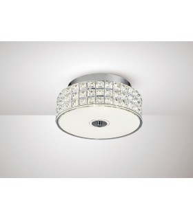 Round Ceiling 18W 1050lm LED 4000K Polished Chrome, Crystal - 2