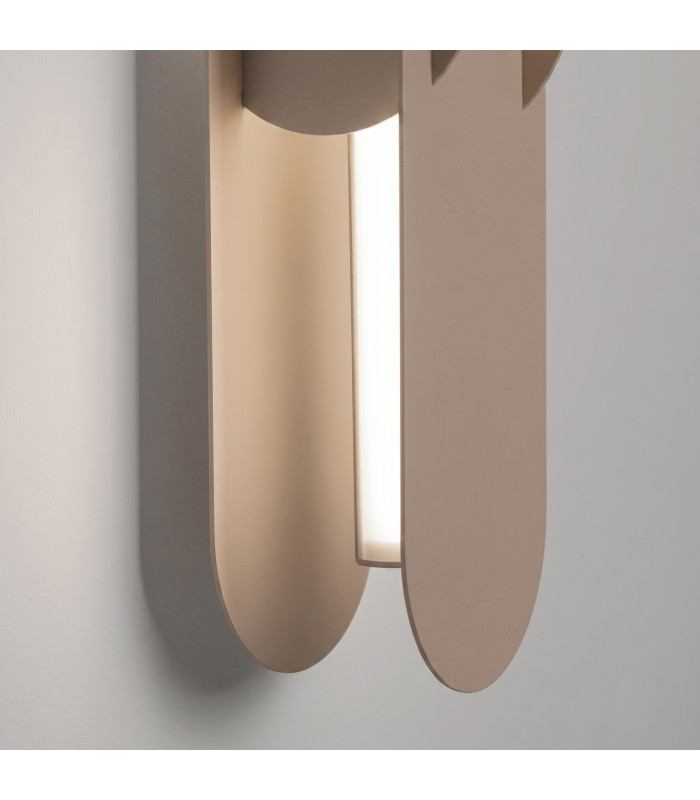 Chain Integrated LED Wall Lamp Taupe 4000K-4