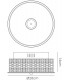 Round Ceiling 18W 1050lm LED 4000K Polished Chrome, Crystal - 3