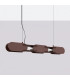 Chain 91cm LED Bar Pendant Ceiling Light Brown 4000K-2