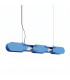 Chain 91cm LED Bar Pendant Ceiling Light Blue 4000K-1