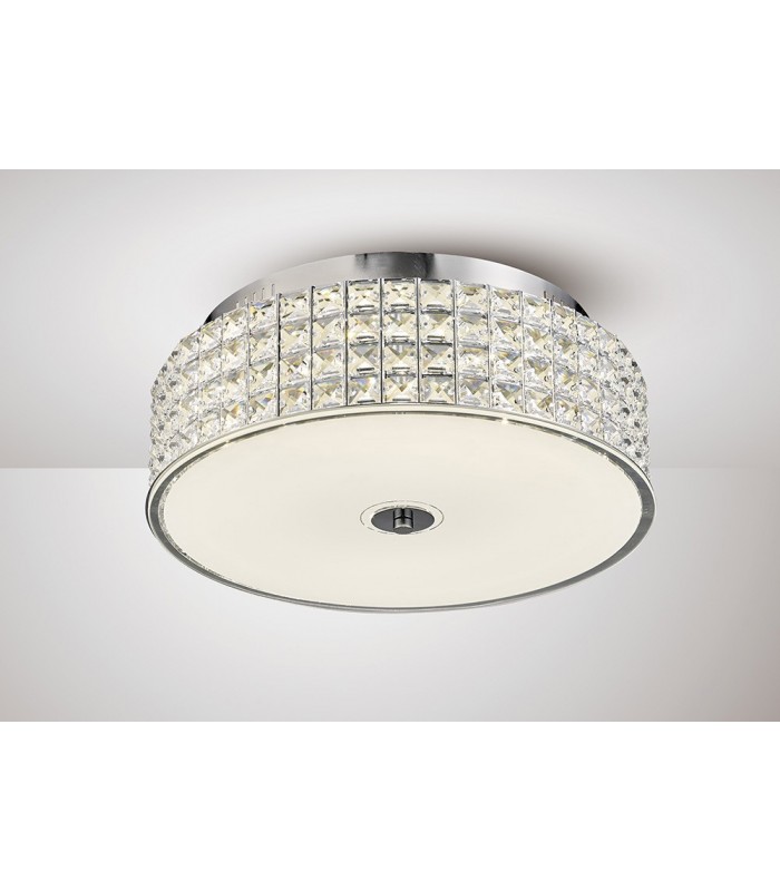 Round Ceiling 30W 1700lm LED 4000K Polished Chrome, Crystal - 2