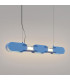 Chain 91cm LED Bar Pendant Ceiling Light Blue 4000K-3