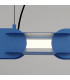 Chain 91cm LED Bar Pendant Ceiling Light Blue 4000K-4