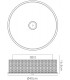 Round Ceiling 30W 1700lm LED 4000K Polished Chrome, Crystal - 3
