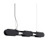 Chain 91cm LED Bar Pendant Ceiling Light Black 4000K-1