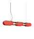 Chain 91cm LED Bar Pendant Ceiling Light Red 4000K-1