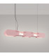 Chain 91cm LED Bar Pendant Ceiling Light Pink 4000K-3