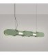 Chain 91cm LED Bar Pendant Ceiling Light Sage 4000K-3