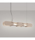 Chain 91cm LED Bar Pendant Ceiling Light Taupe 4000K-3