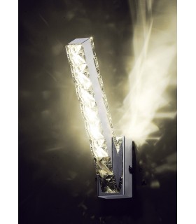 Vertical Wall Lamp 3W LED 4000K Polished Chrome, Crystal - 2