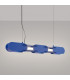 Chain 91cm LED Bar Pendant Ceiling Light Ultramarine 4000K-3